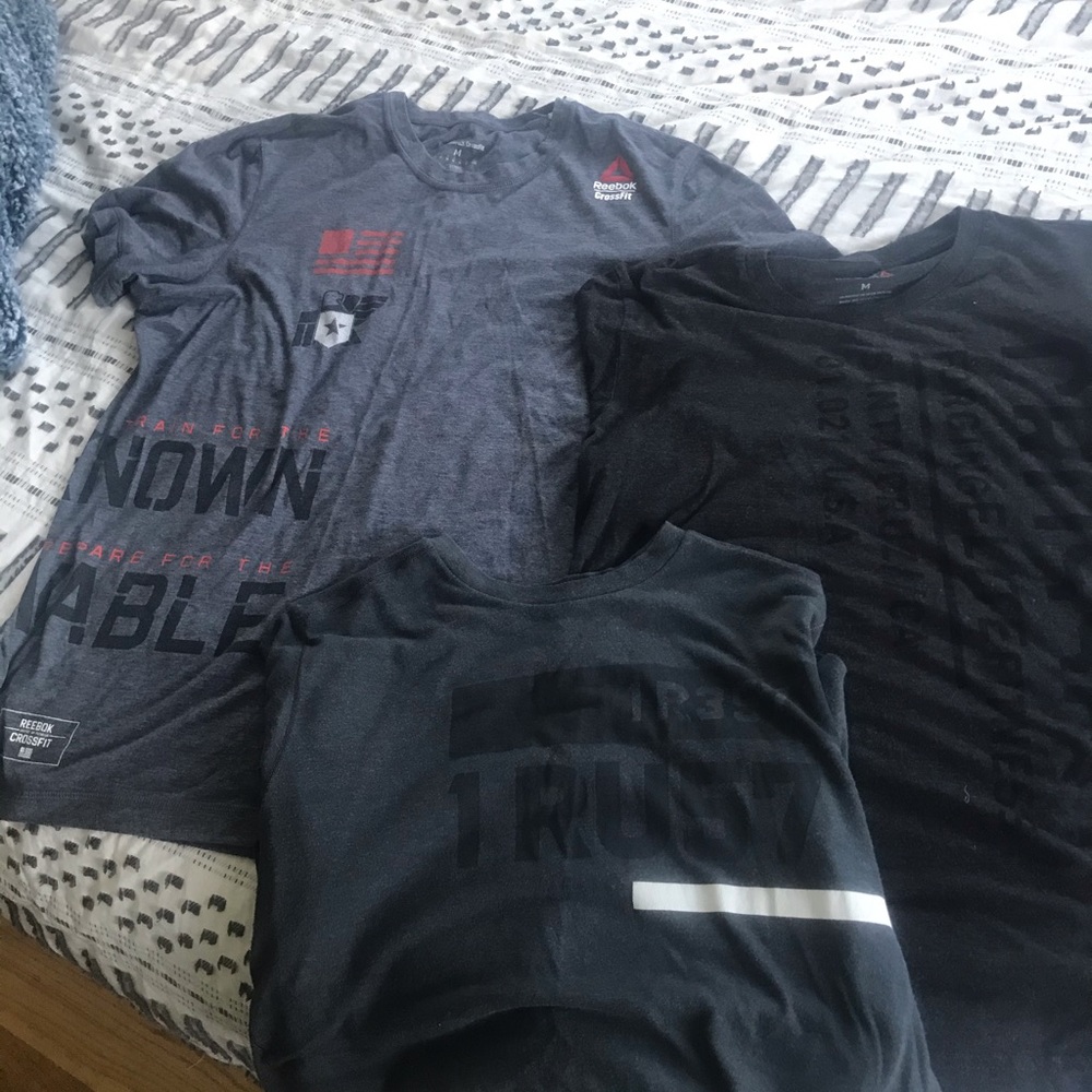 Men’s reebok tee shirts all 3 together